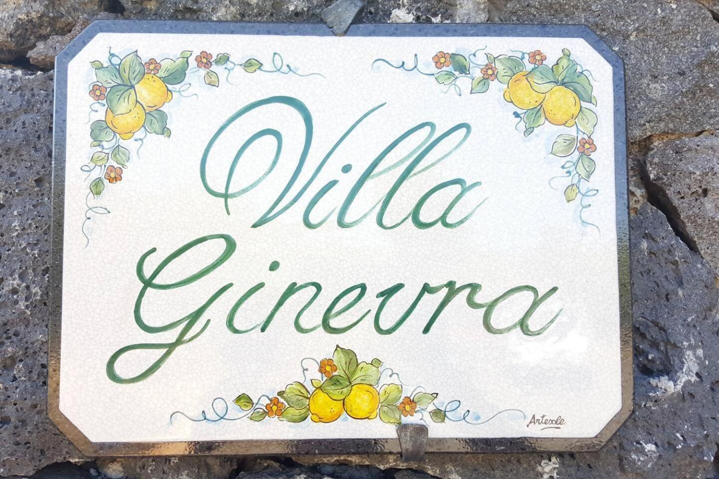 Villa Ginevra Santa Venerina Buitenkant foto